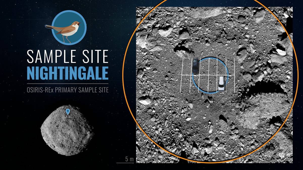 osiris rex landing site