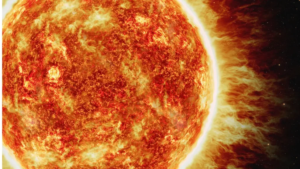 Nuclear fusion in the sun