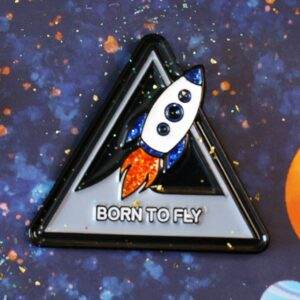 mission astro born to flypin badge