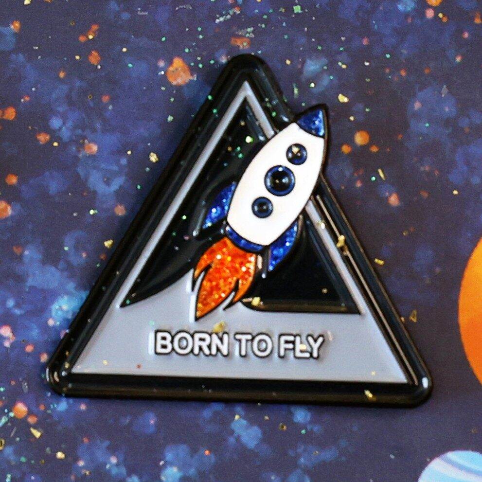 mission astro born to flypin badge