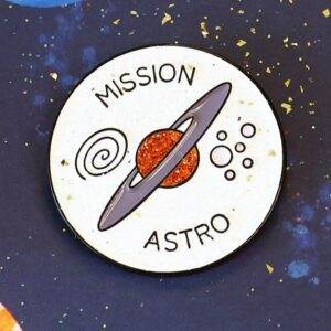 mission astro pin badge
