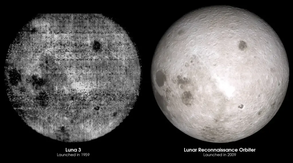 luna 3 image 1959 v 2009