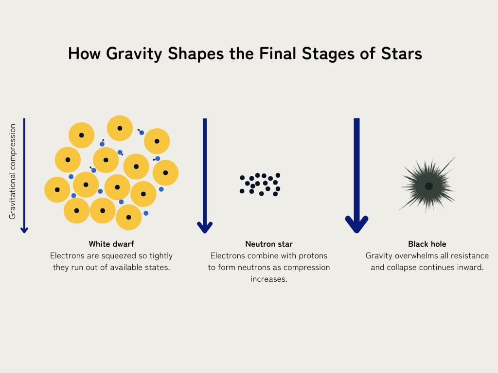 mission astro blog how gravity shapes the final stages of stars